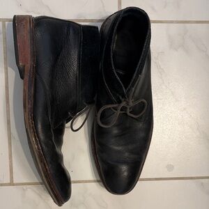 Cole Haan Black Leather Chukka Boots
